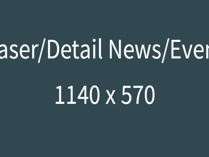 Vorlage Teaser & Detail News/Events